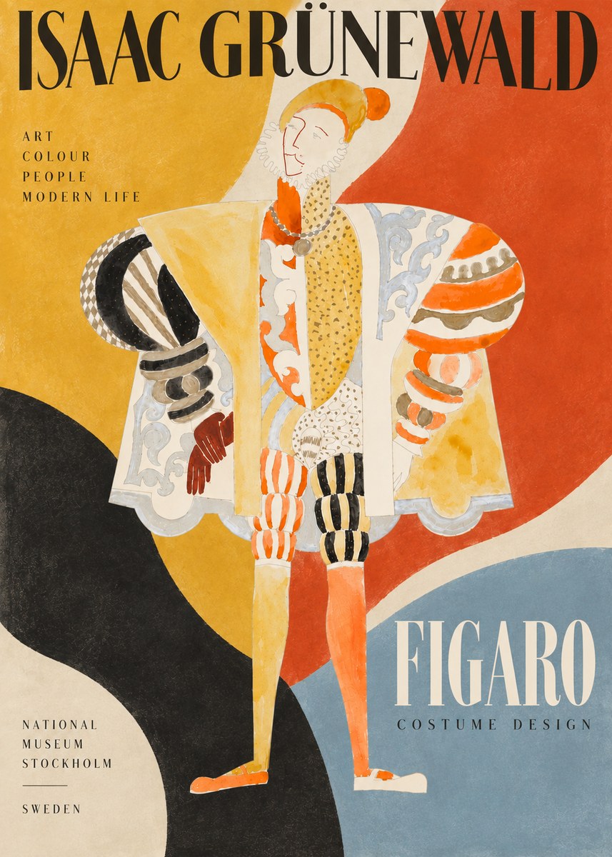 Isaac Grünewald Figaro I No5 - Affiche