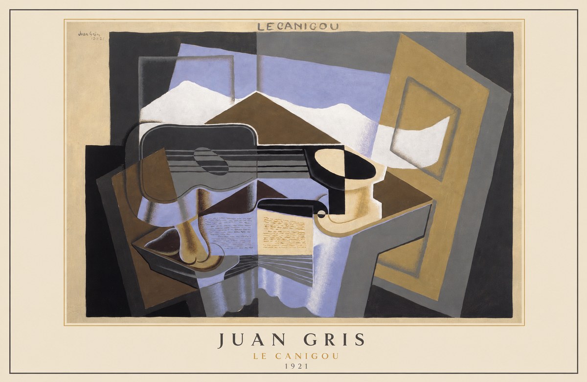 Juan Gris Le Canigou No3 - Affiche