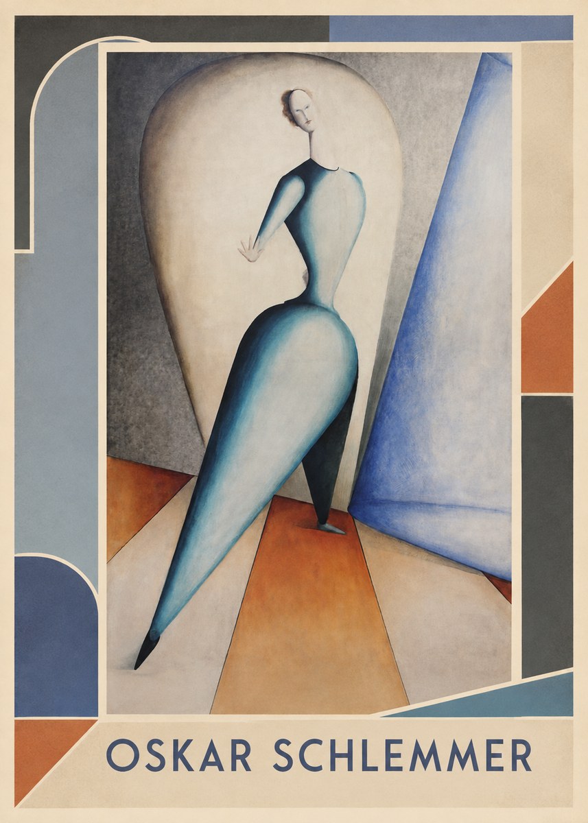 Oskar Schlemmer Oskar Schlemmer No1 - Affiche