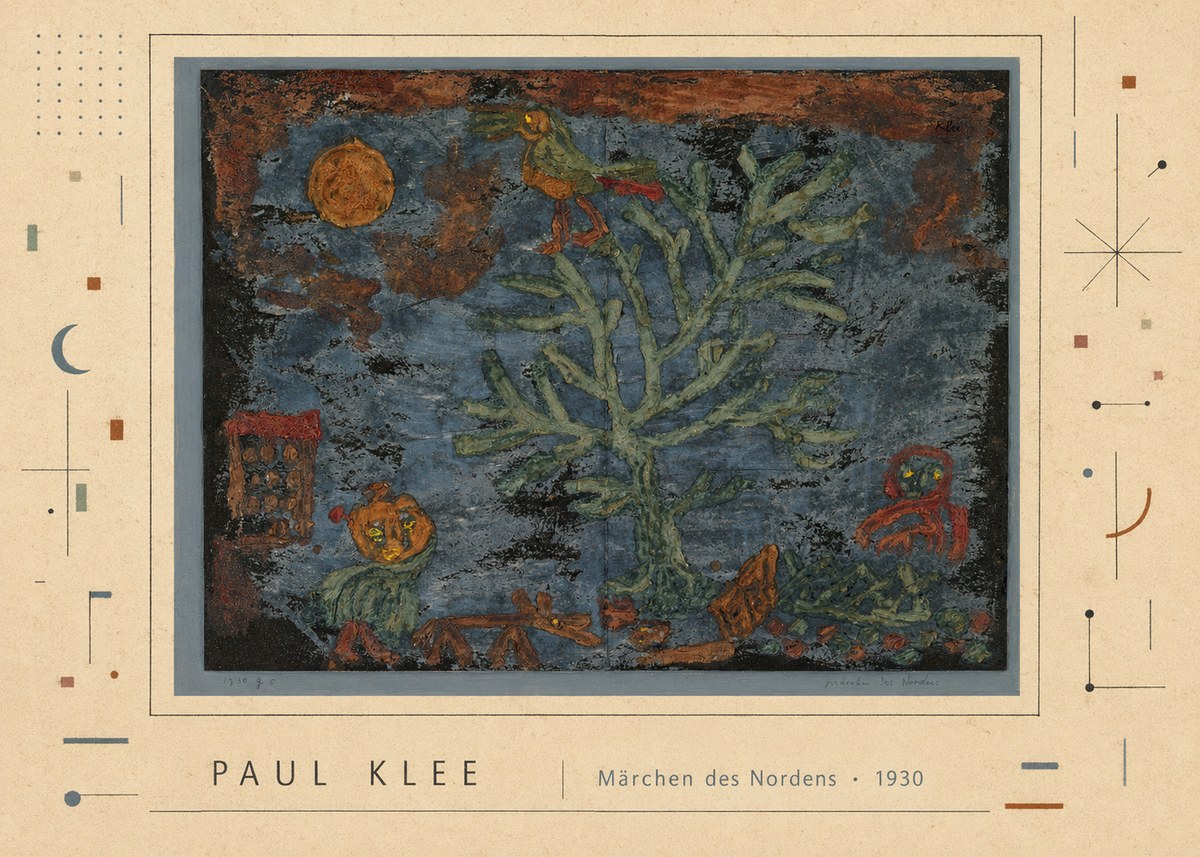 Paul Klee Märchen Des Nordens No2 - Affiche