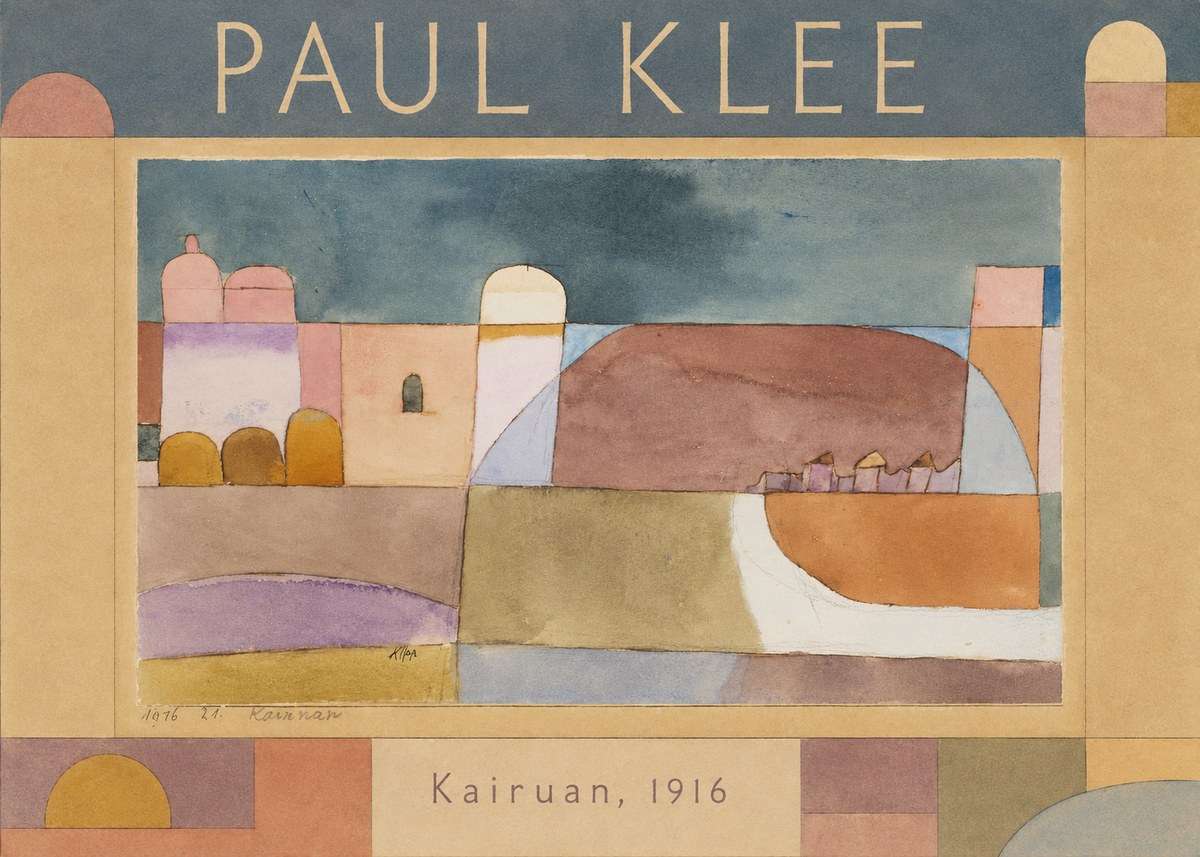 Paul Klee Kairuan, 1916 No3 - Affiche