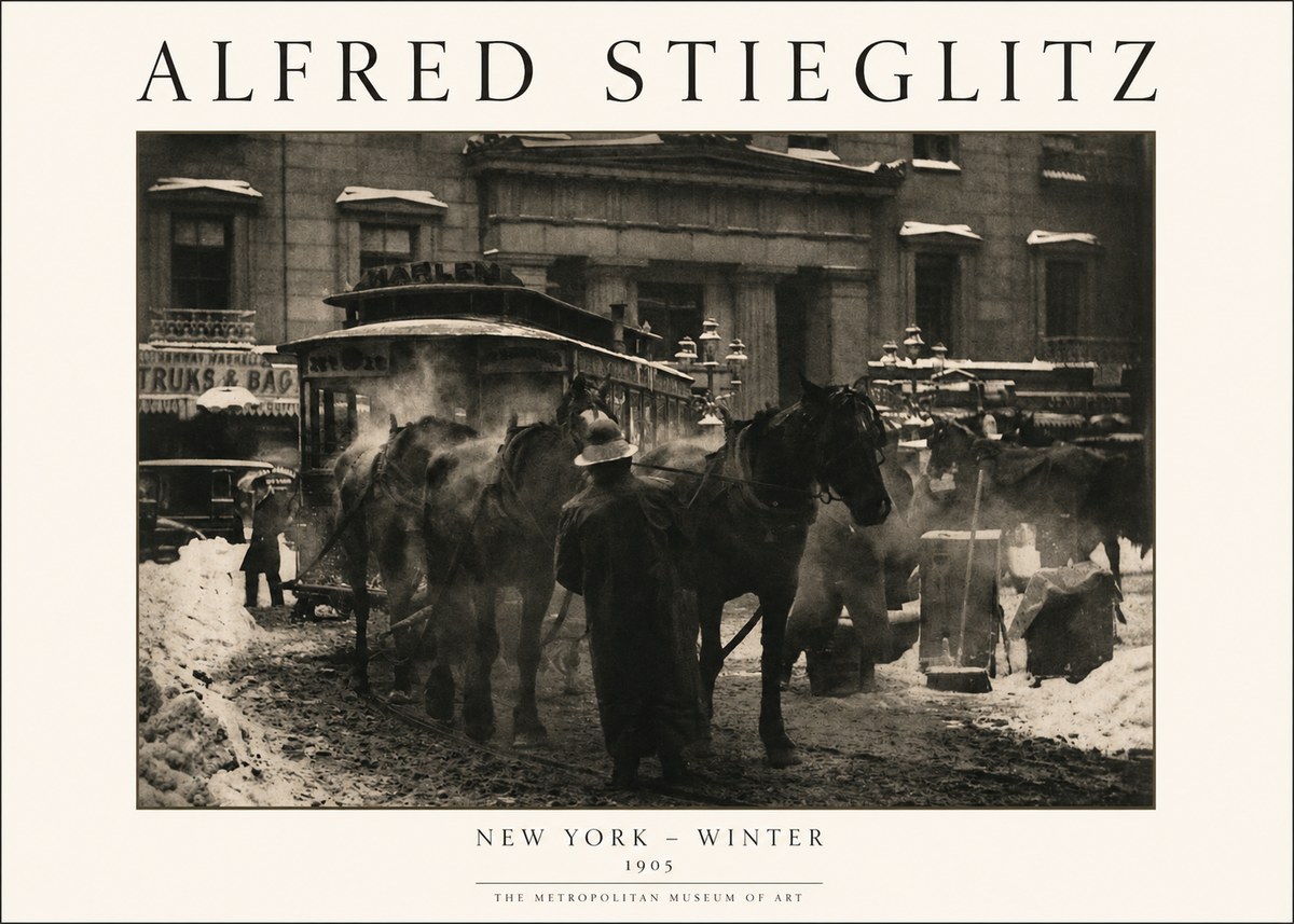 Alfred Stieglitz New York - Winter No1 - Affiche
