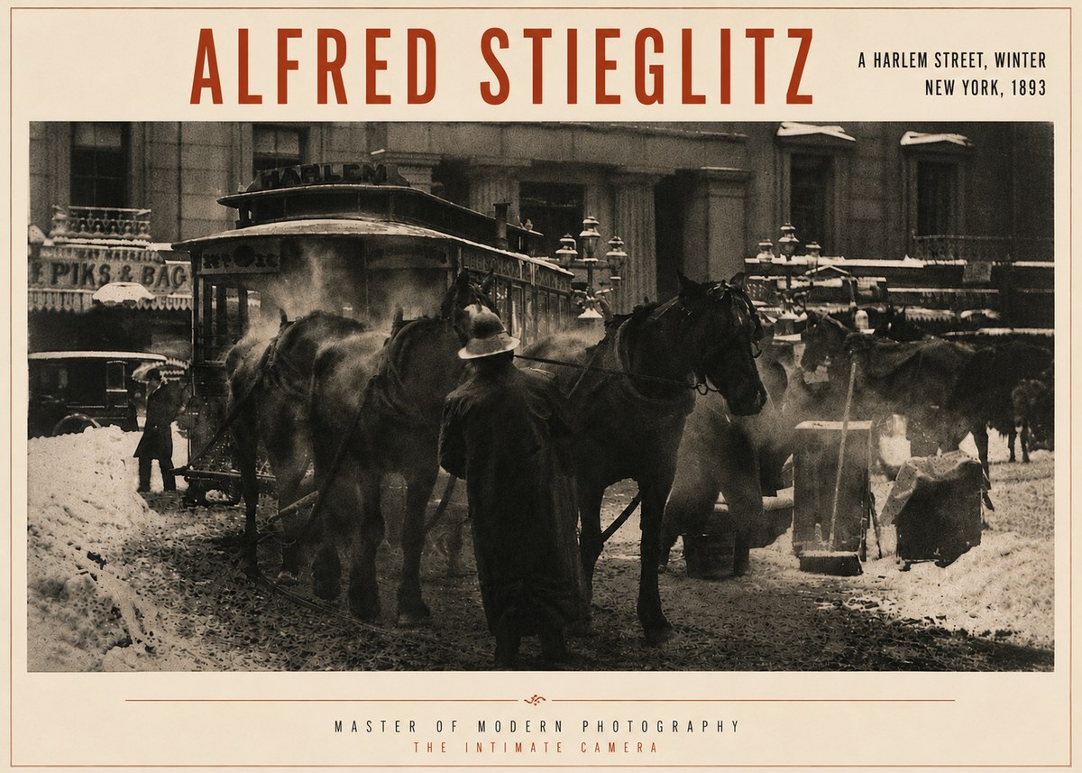 Alfred Stieglitz New York - Winter No6 - Affiche