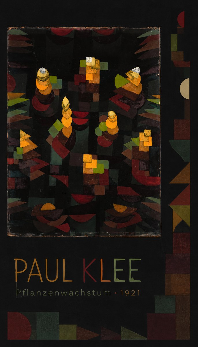 Paul Klee Pflanzenwachstum No3 - Affiche