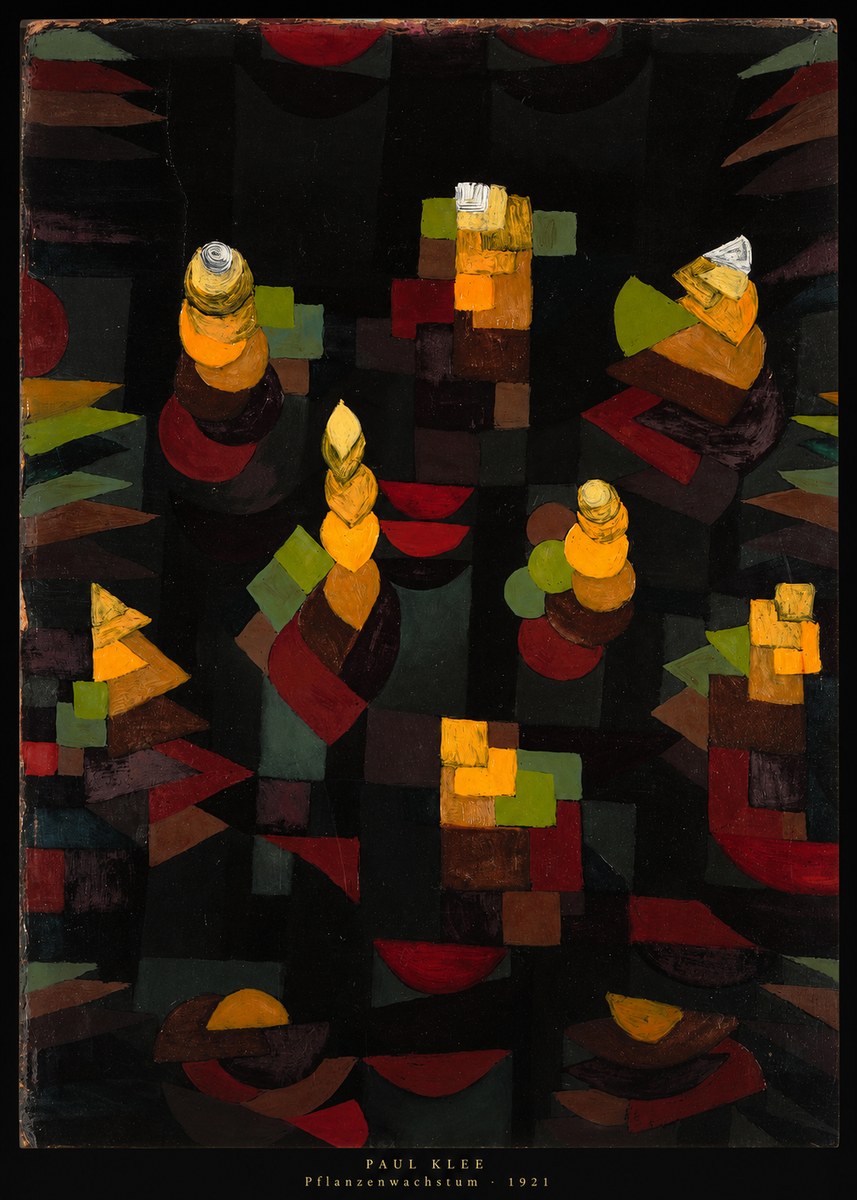 Paul Klee Pflanzenwachstum No6 - Affiche