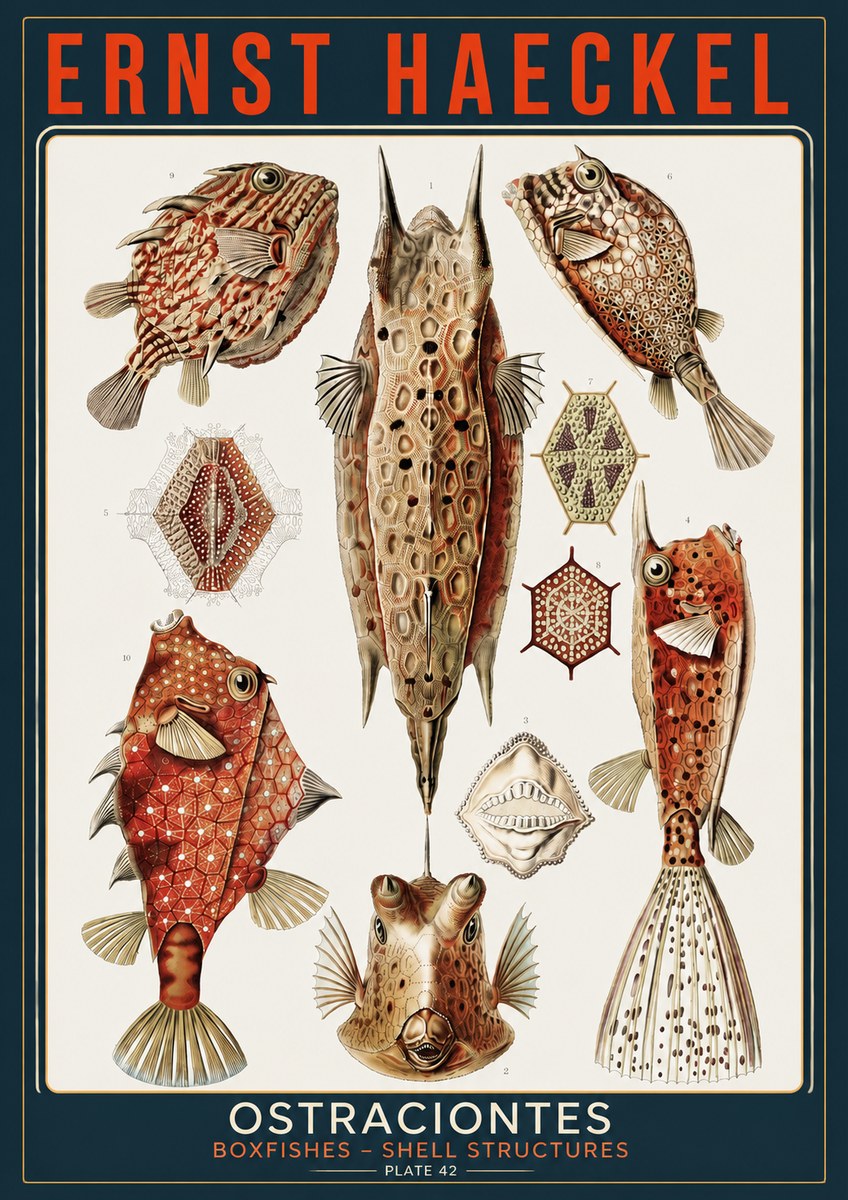 Ernst Haeckel Ostracodes Crustacea No5 - Affiche