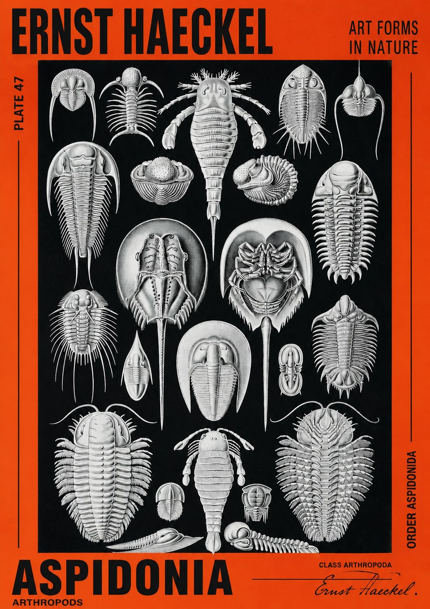Ernst Haeckel Aspidonia No2 - Affiche