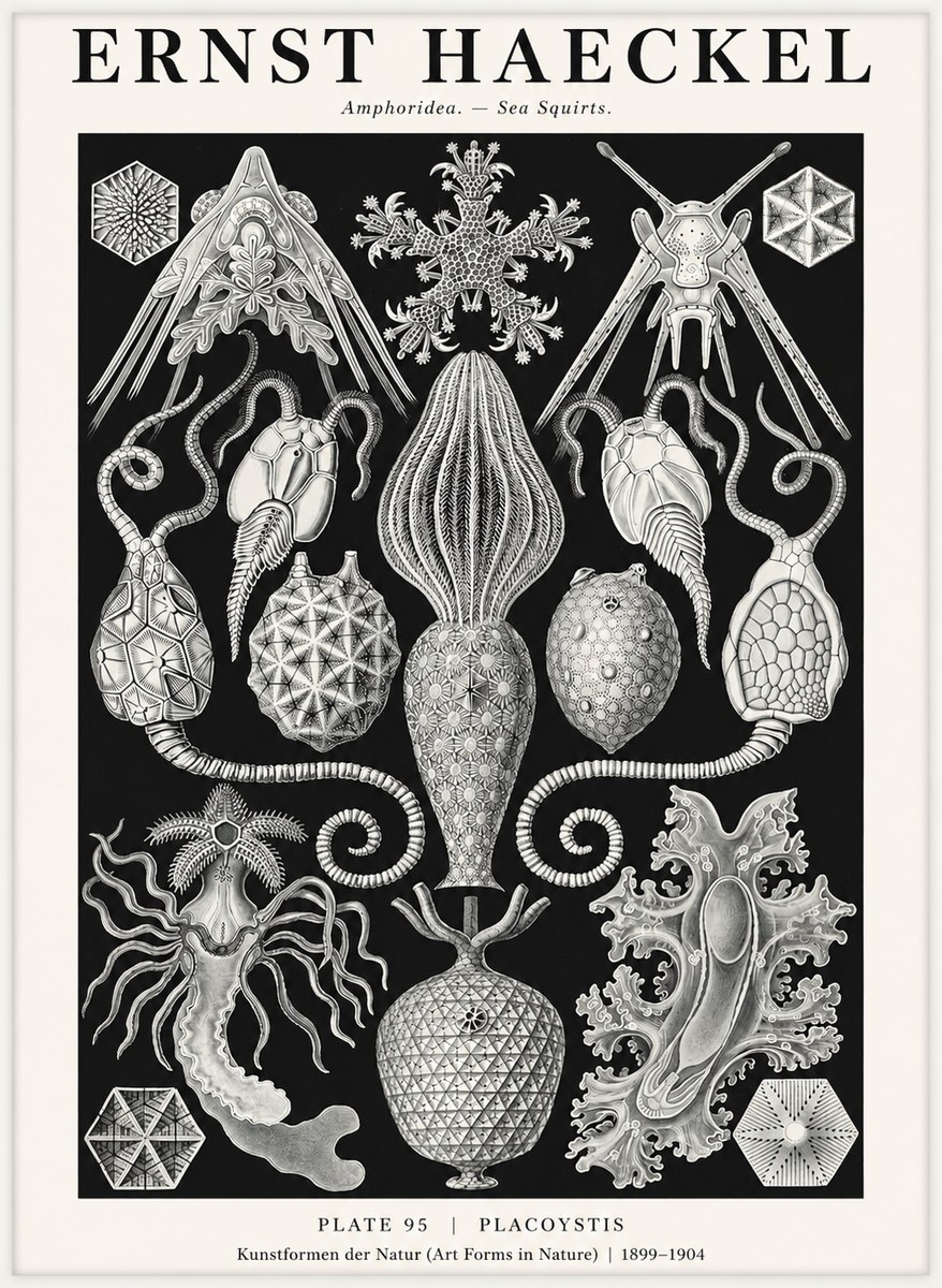 Ernst Haeckel Amphoridea No3 - Affiche