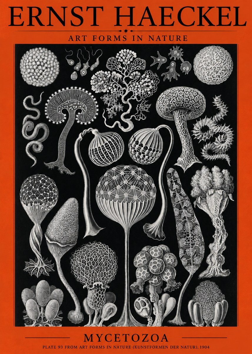 Ernst Haeckel Mycetozoa No3 - Affiche