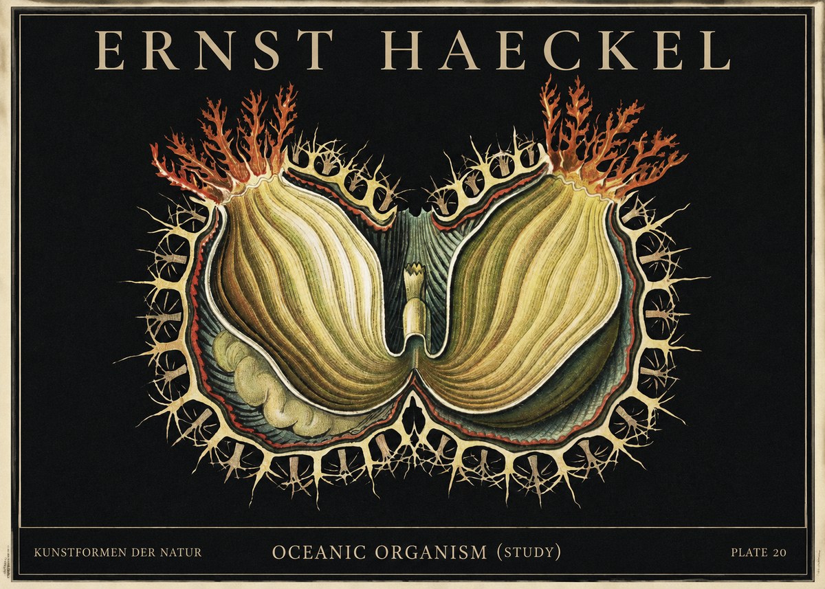 Ernst Haeckel Nature's Architecture No4 - Affiche