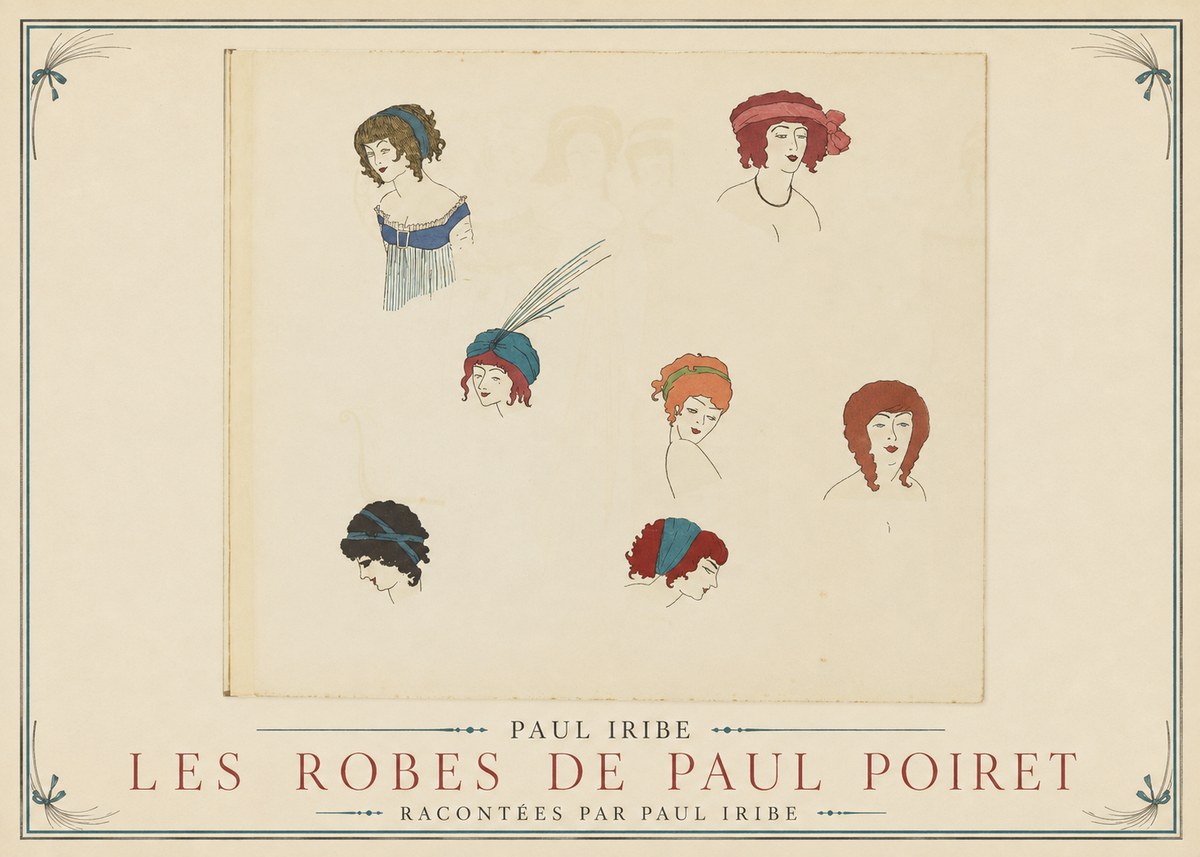 Paul Iribe Les Robes De Paul Poiret No1 - Affiche