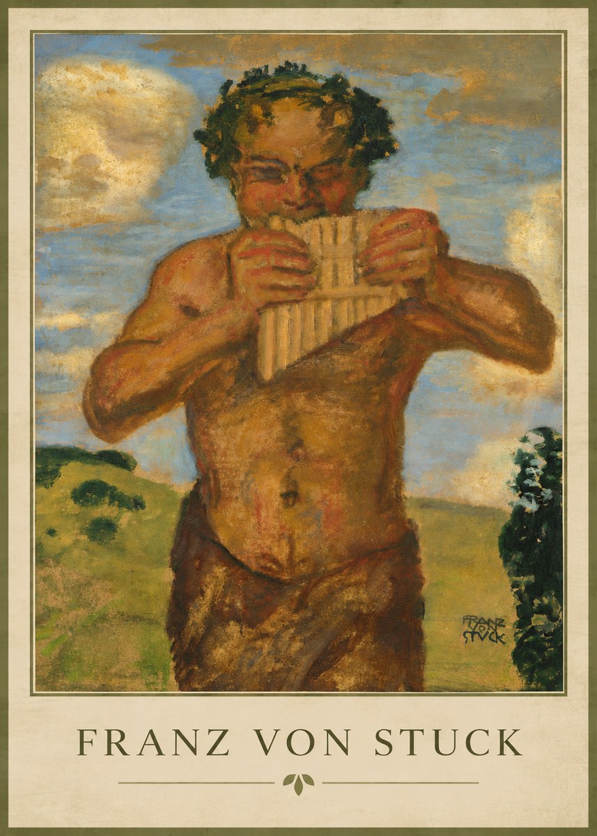 Franz von Stuck Faun No3 - Affiche