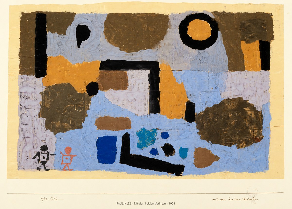 Paul Klee Mit Den Beiden Verirrten No5 - Affiche