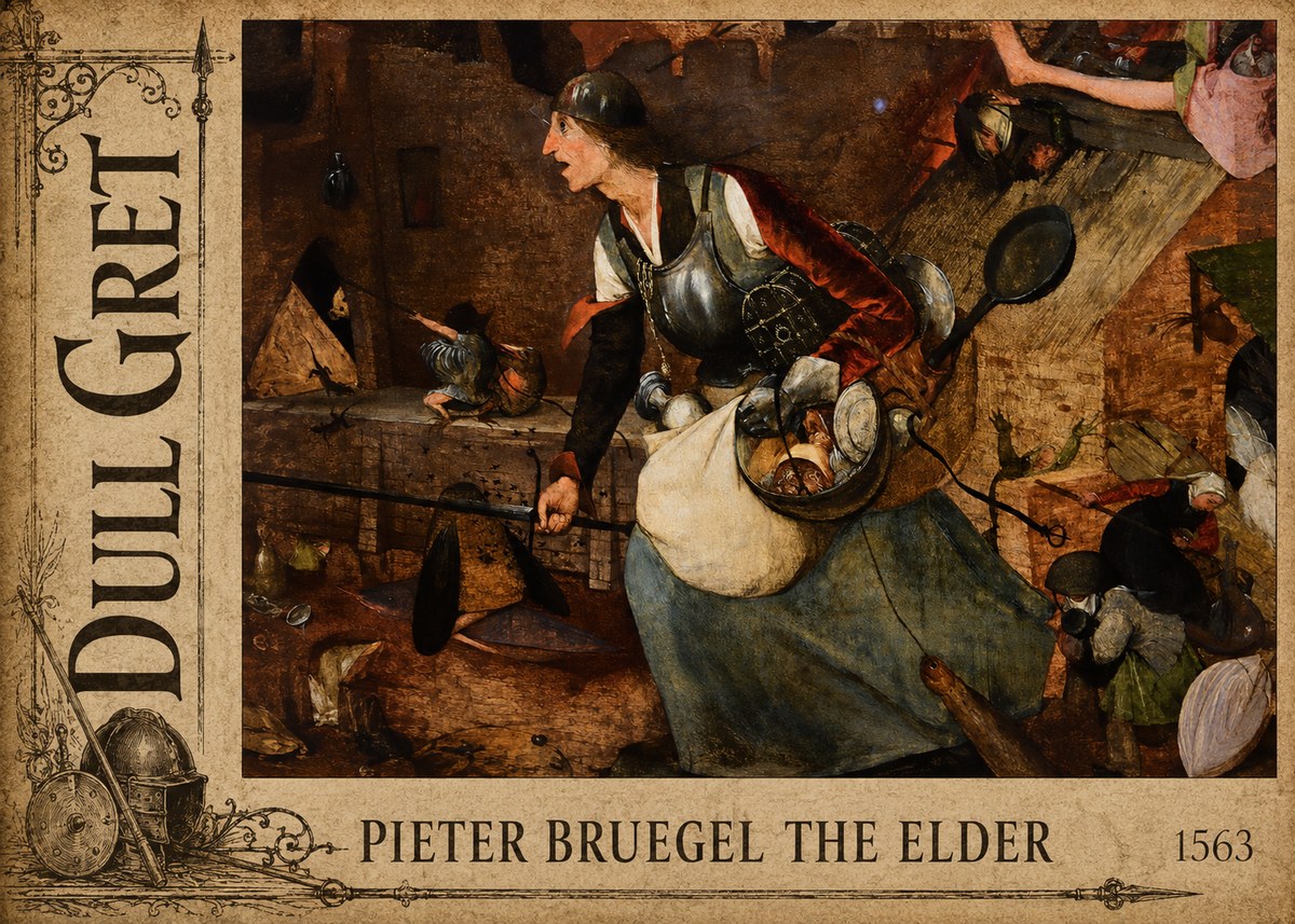 Pieter Bruegel Dull Gret II No2 - Affiche
