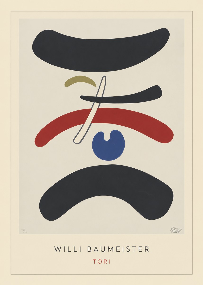 Willi Baumeister Tori No3 - Affiche