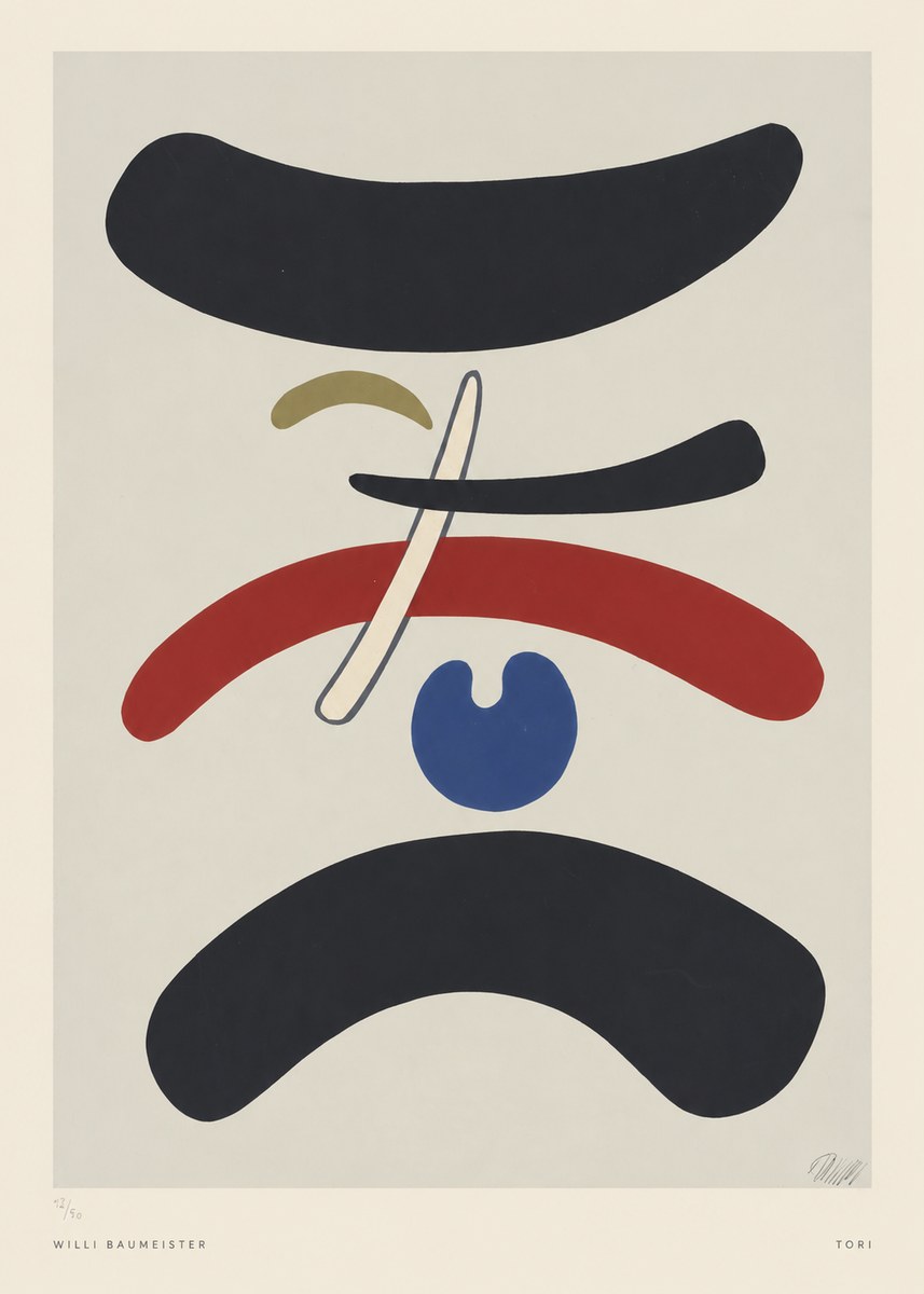 Willi Baumeister Tori No5 - Affiche