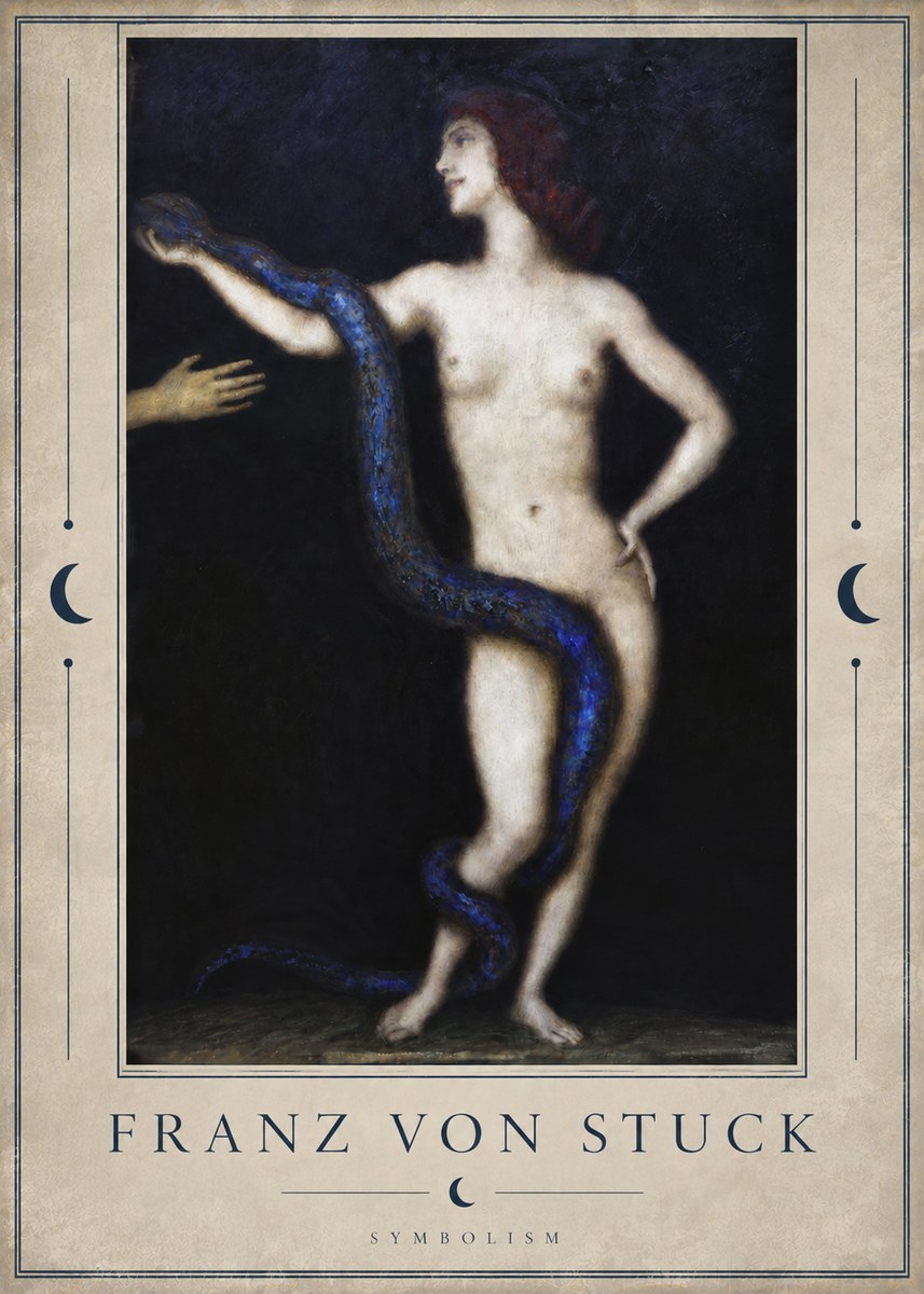 Franz von Stuck Sin No3 - Affiche
