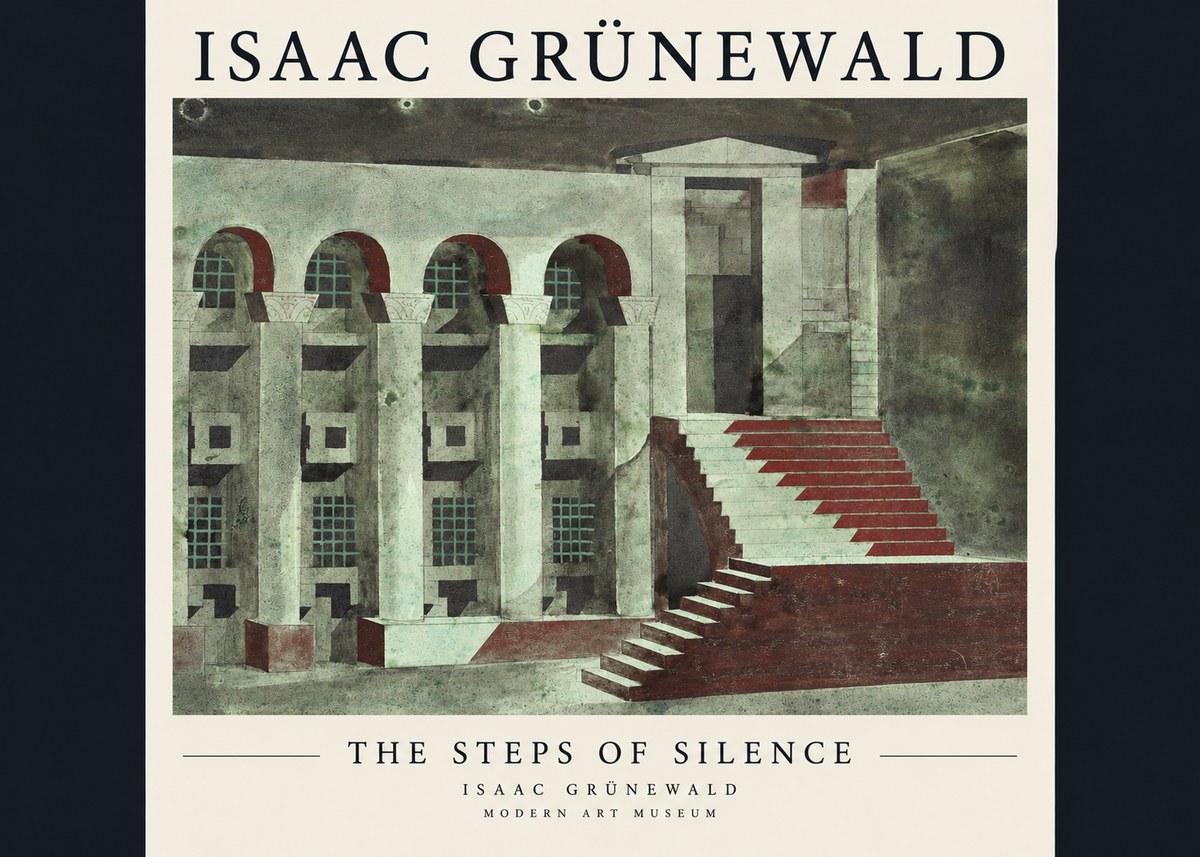 Isaac Grünewald The Steps of Silence No1 - Affiche