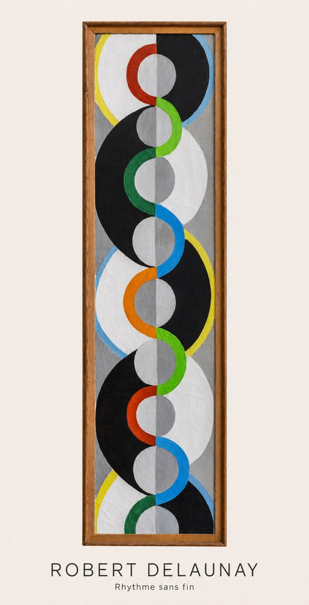 Robert Delaunay Rythme Sans Fin II No6 - Affiche