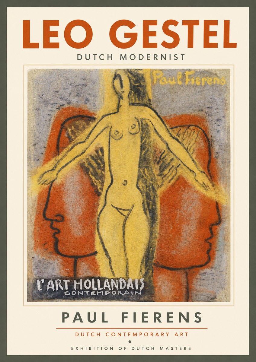 Leo Gestel L'art Hollandais Contemporain I No3 - Affiche