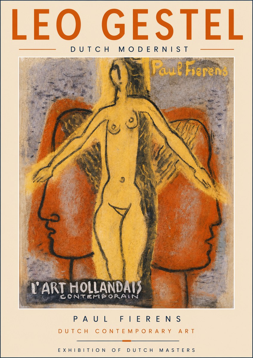 Leo Gestel L'art Hollandais Contemporain I No5 - Affiche