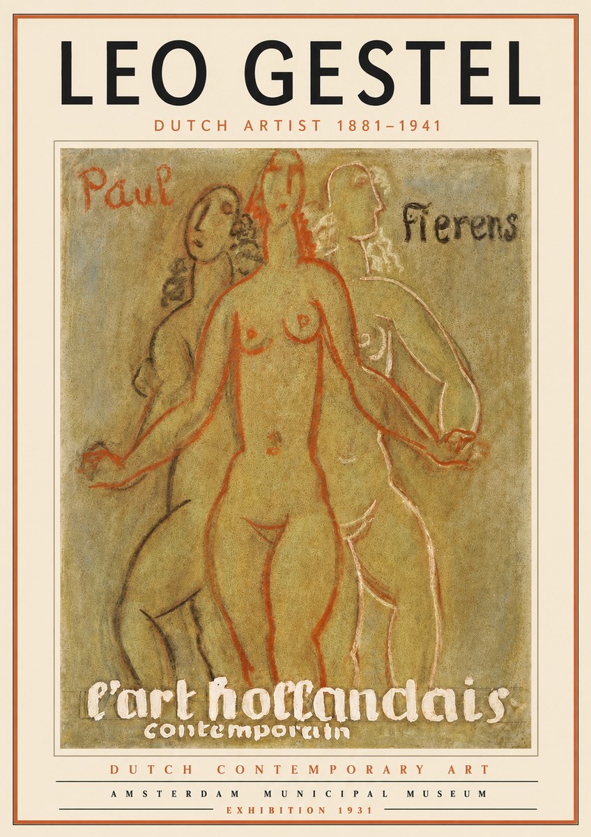 Leo Gestel L'art Hollandais Contemporain II No5 - Affiche