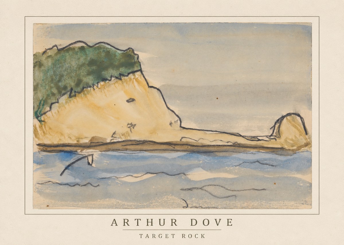 Arthur Dove Target Rock No4 - Affiche