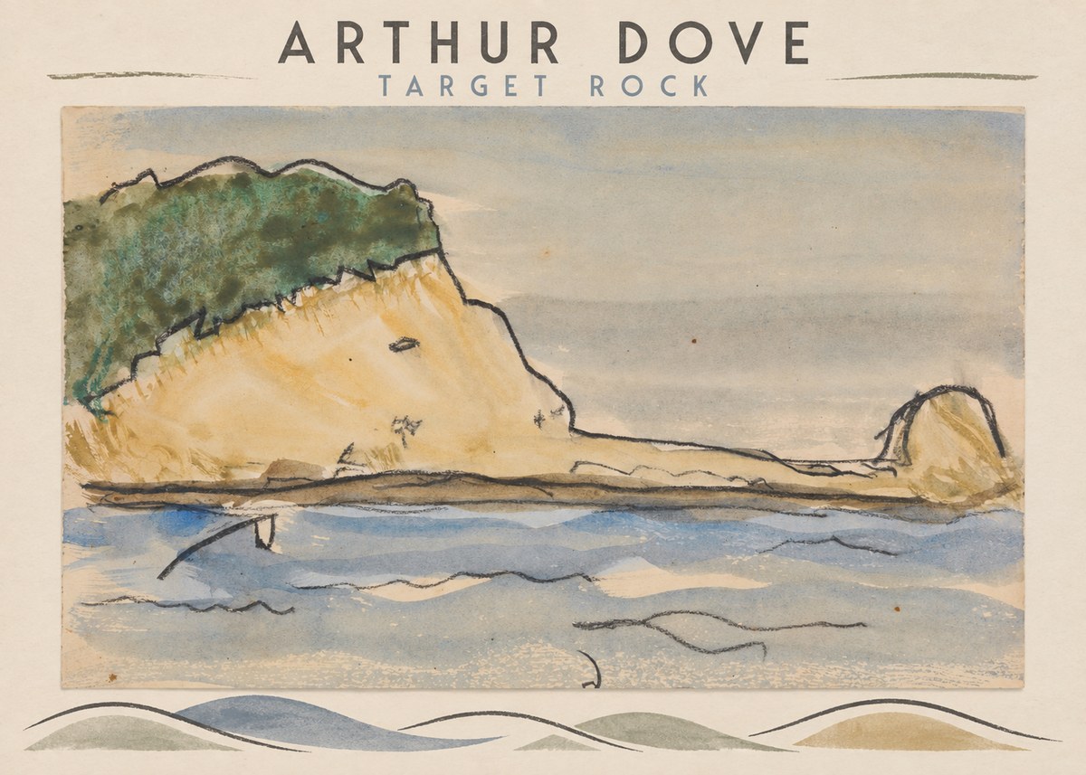 Arthur Dove Target Rock No6 - Affiche