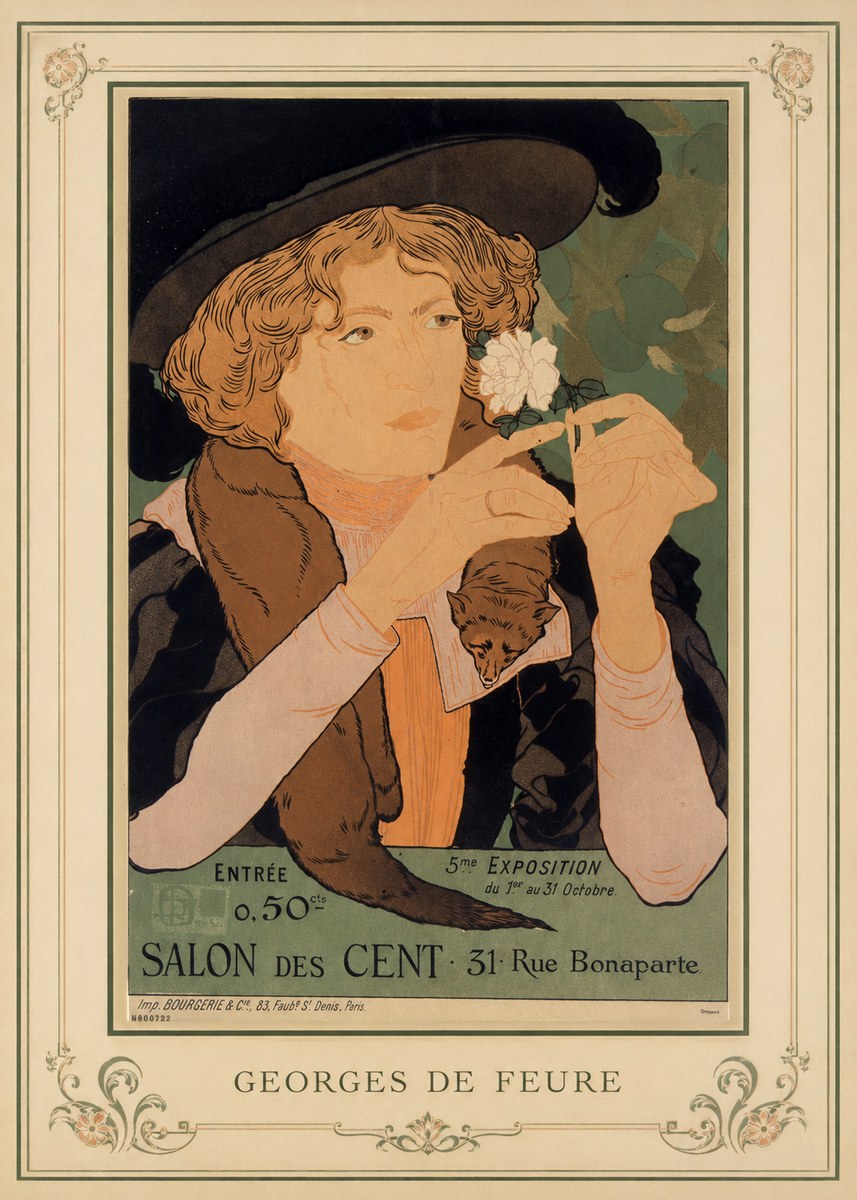 Georges de Feure Salon Des Cent No1 - Affiche