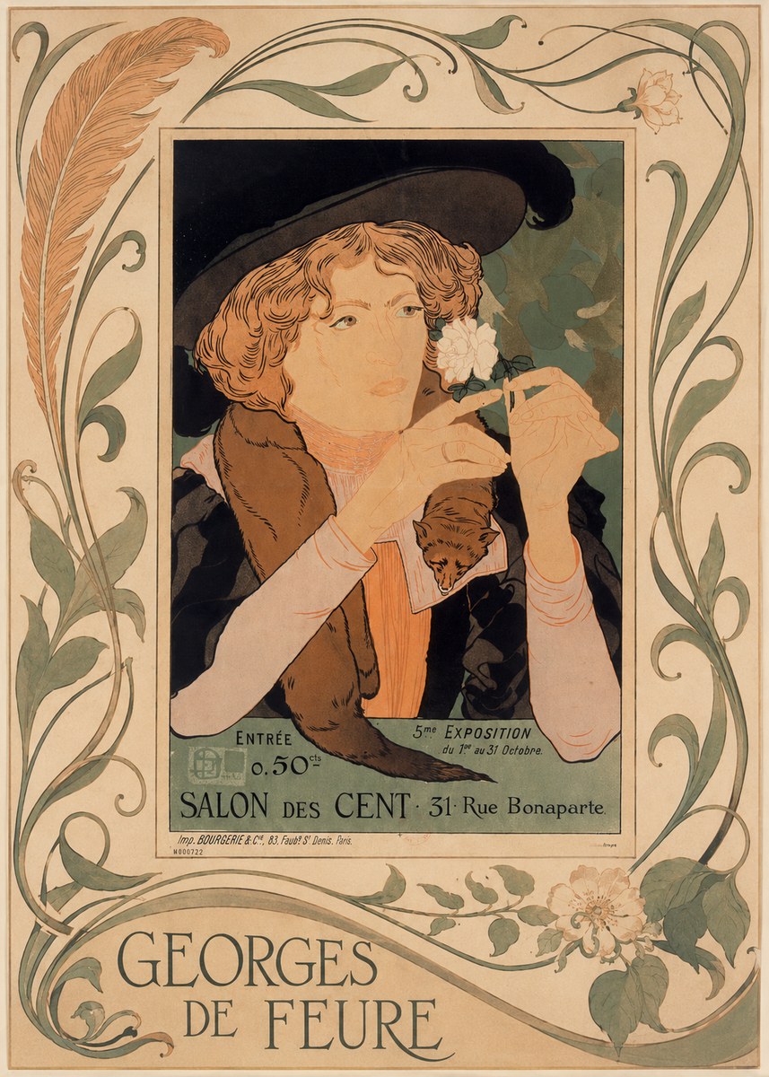 Georges de Feure Salon Des Cent No2 - Affiche