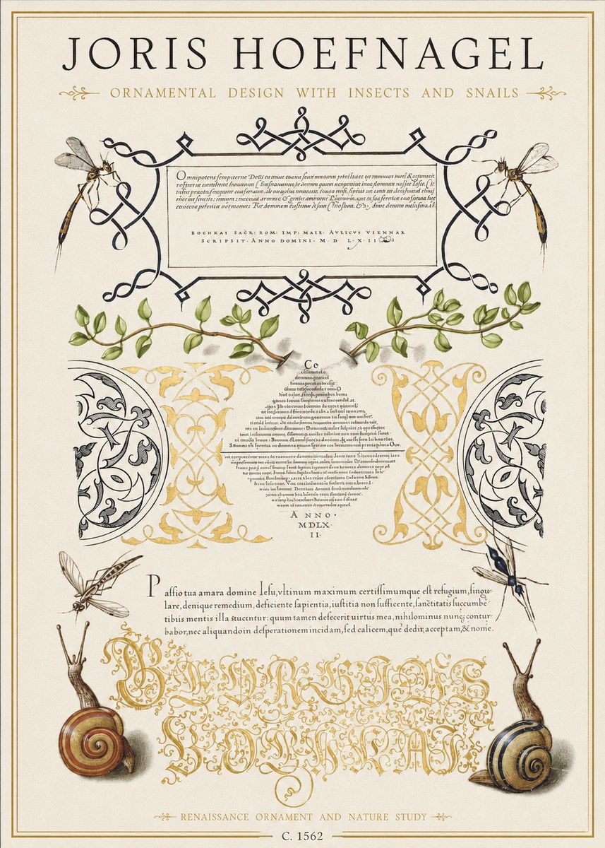 Joris Hoefnagel Memento Mori No2 - Affiche