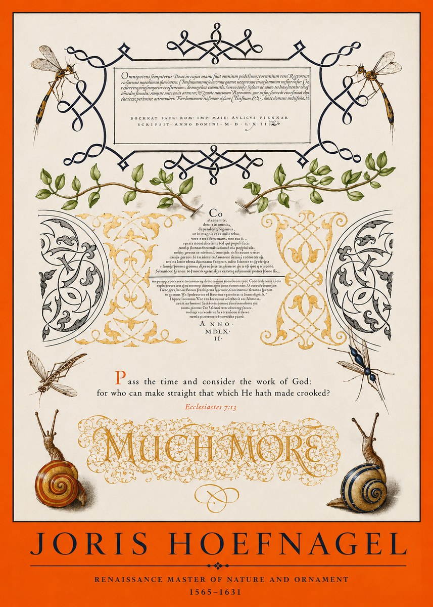 Joris Hoefnagel Memento Mori No4 - Affiche