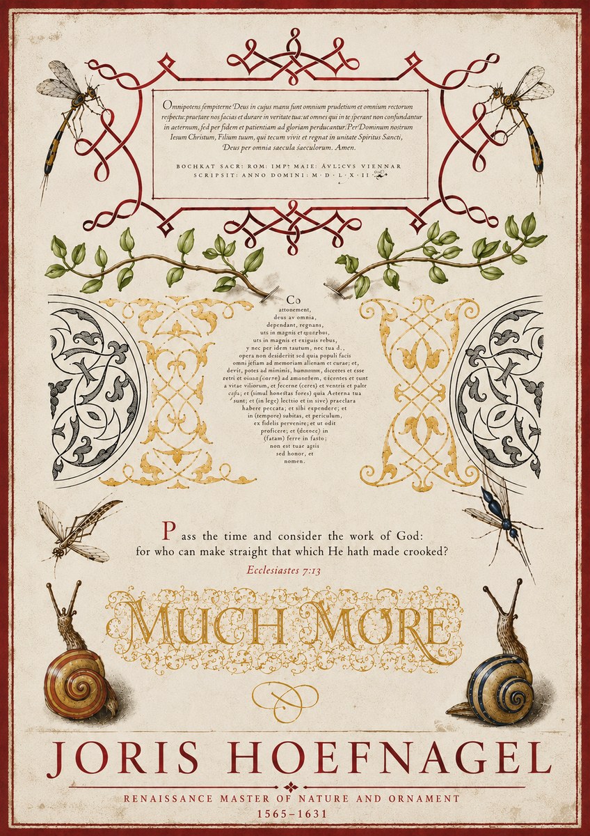Joris Hoefnagel Memento Mori No6 - Affiche