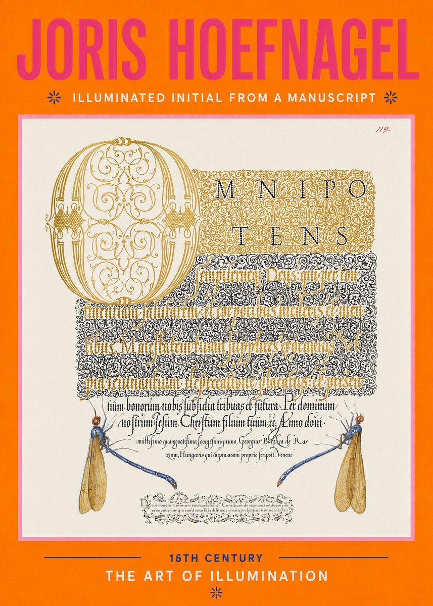 Joris Hoefnagel Omnipotens No5 - Affiche