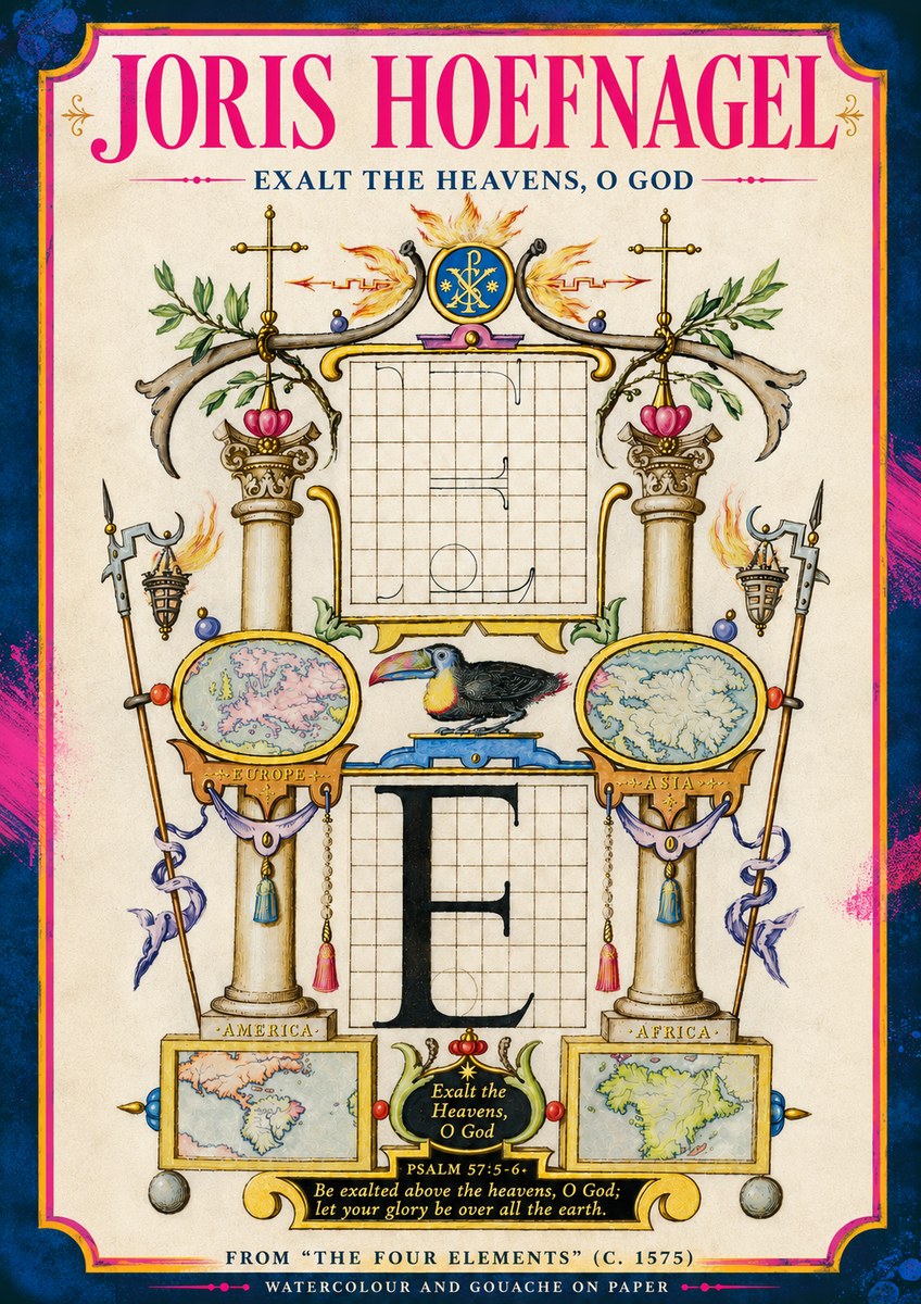 Joris Hoefnagel Exalt the Heavens, O God No4 - Affiche