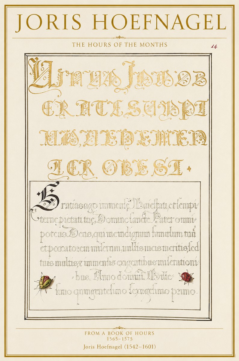 Joris Hoefnagel Gratias Tibi Agimus No1 - Affiche
