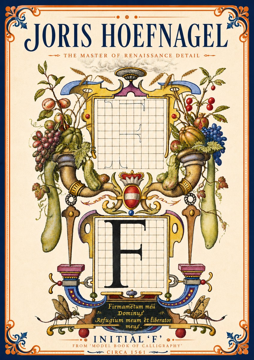 Joris Hoefnagel The Majesty of Nature No6 - Affiche