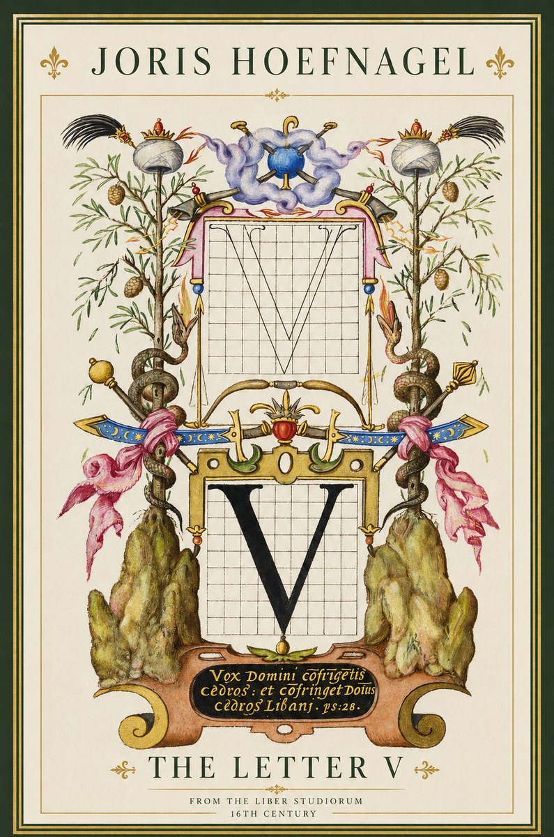 Joris Hoefnagel The Letter V No2 - Affiche