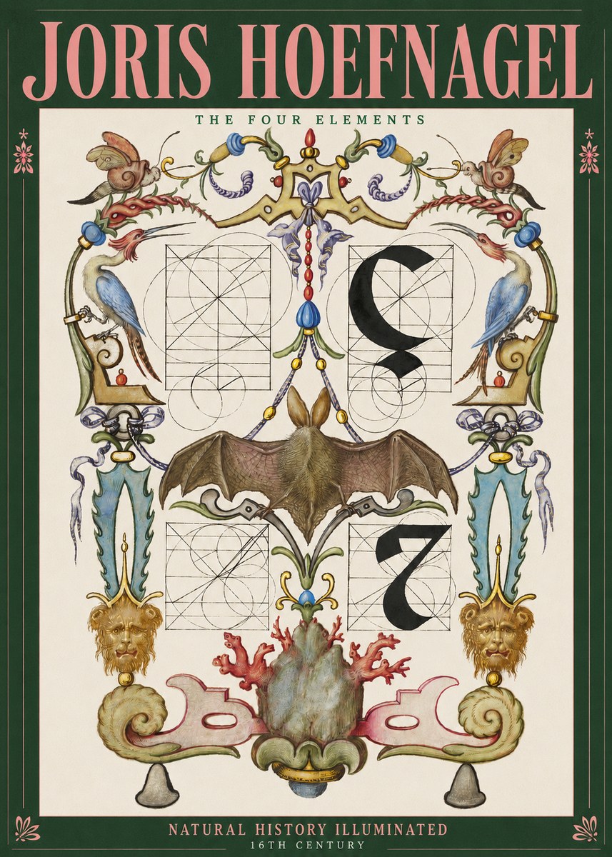Joris Hoefnagel The Four Elements I No2 - Affiche