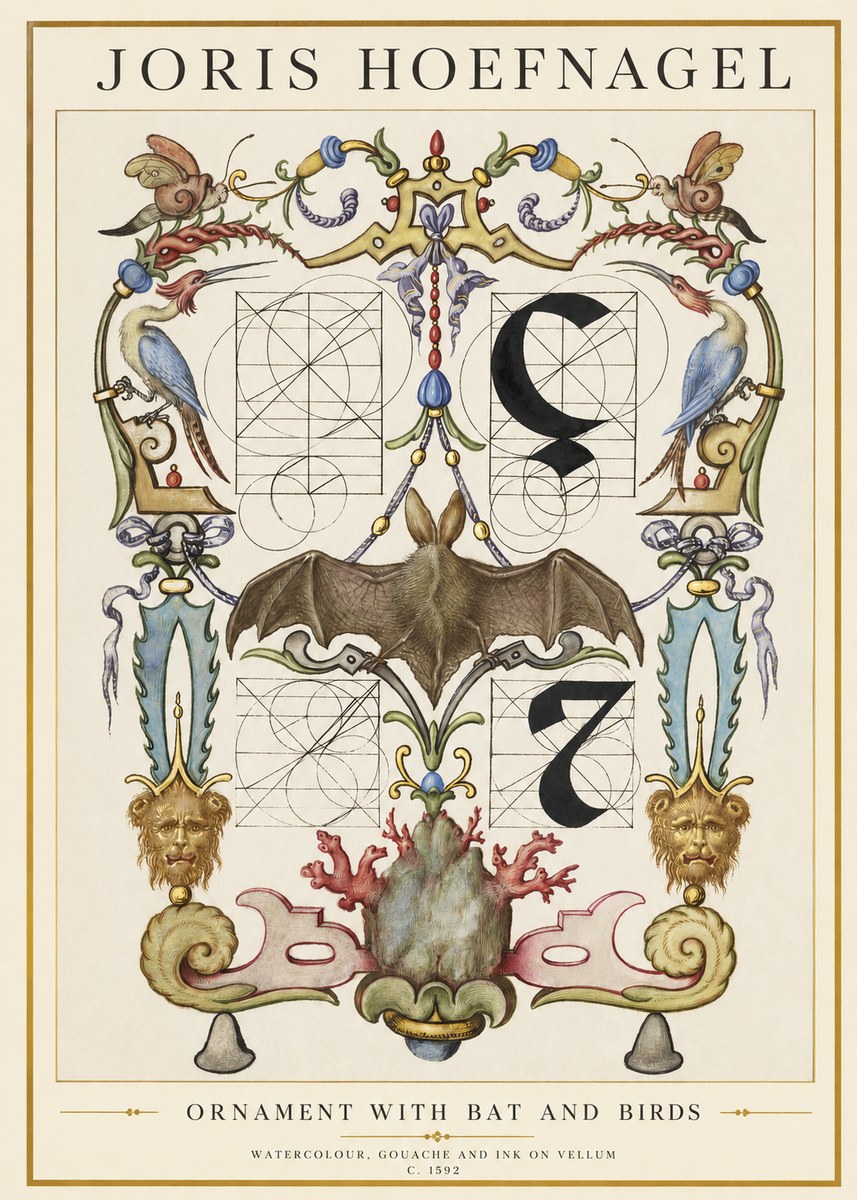 Joris Hoefnagel The Four Elements I No3 - Affiche