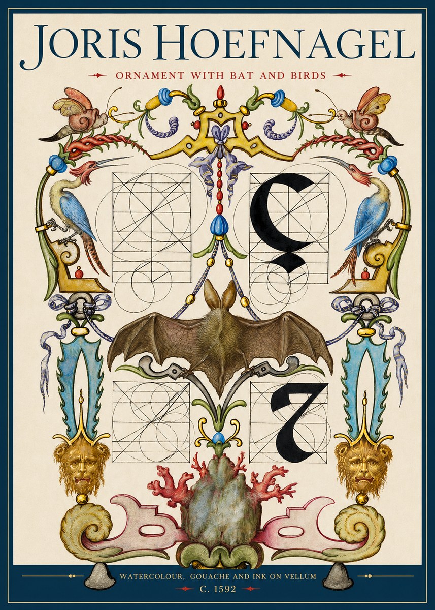 Joris Hoefnagel The Four Elements I No4 - Affiche