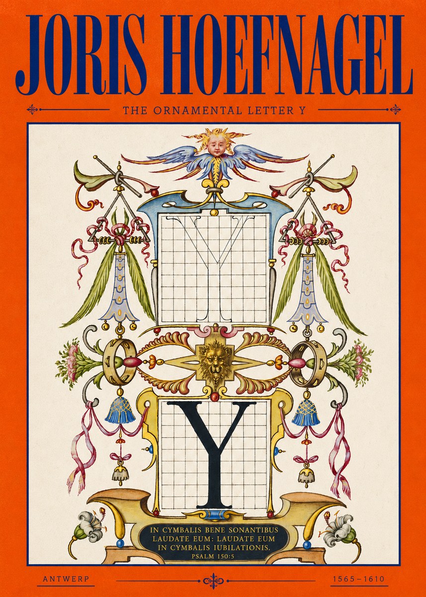 Joris Hoefnagel The Ornamental Letter Y No2 - Affiche