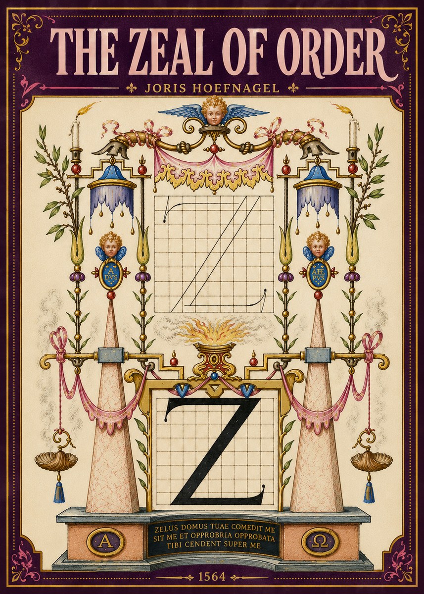 Joris Hoefnagel The Z Table No6 - Affiche