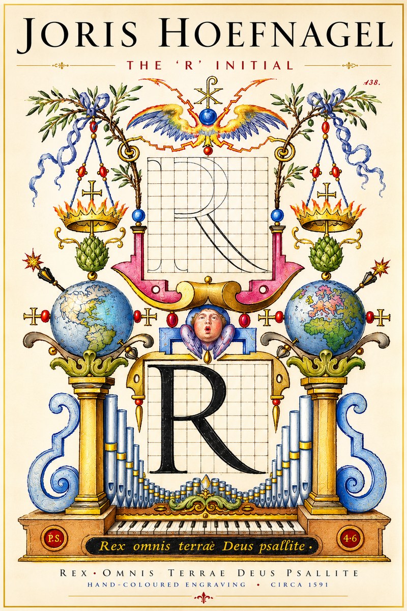 Joris Hoefnagel The 'R' Initial No4 - Affiche