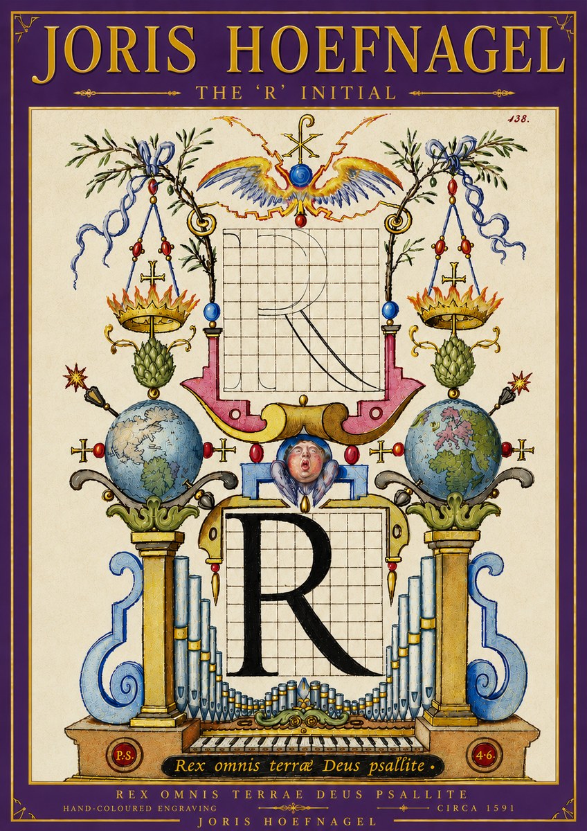 Joris Hoefnagel The 'R' Initial No6 - Affiche