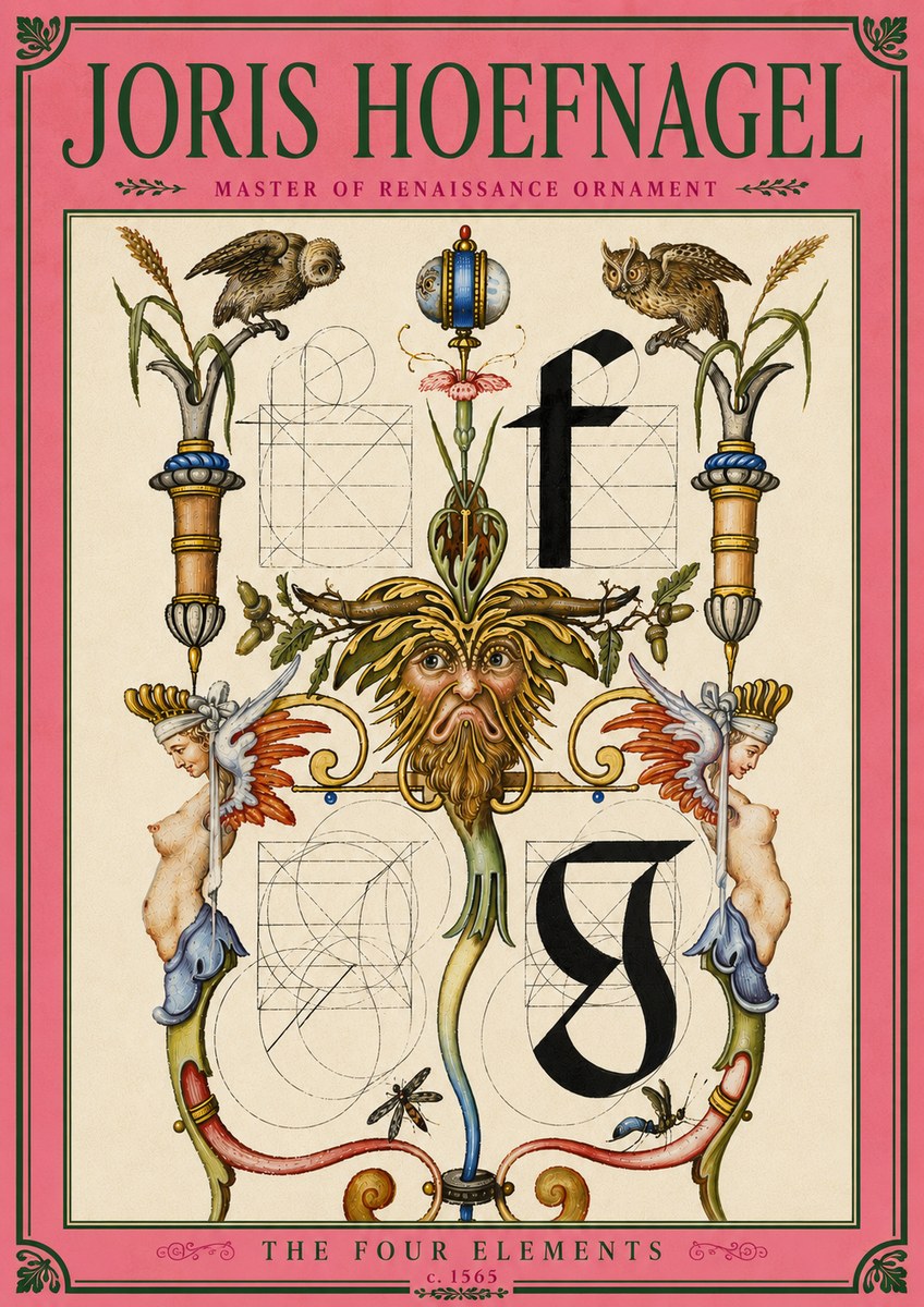 Joris Hoefnagel The Four Elements II No5 - Affiche