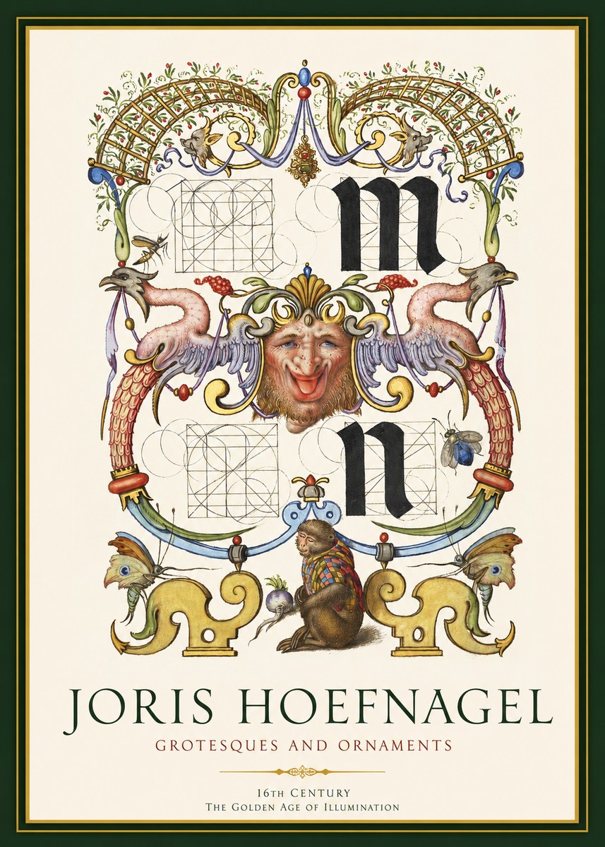 Joris Hoefnagel Grotesques and Ornaments No1 - Affiche