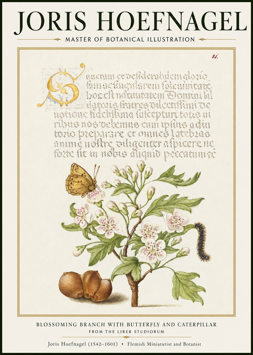 Joris Hoefnagel Blossoming Branch No2 - Affiche