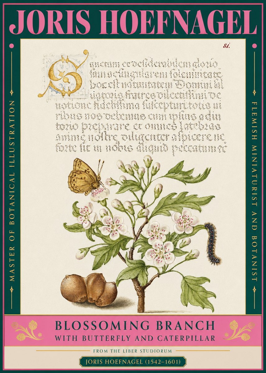 Joris Hoefnagel Blossoming Branch No3 - Affiche