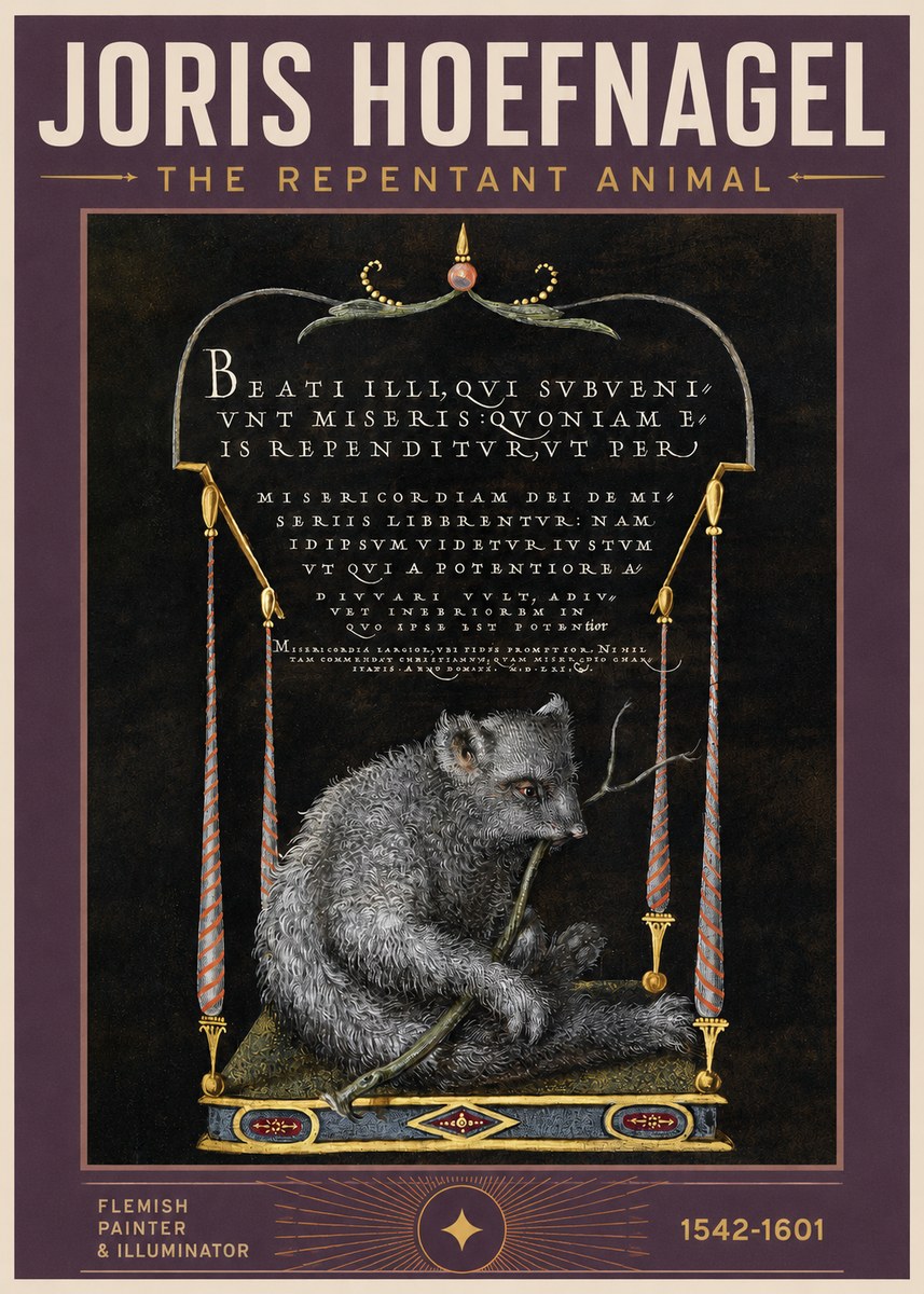 Joris Hoefnagel The Repentant Animal No2 - Affiche